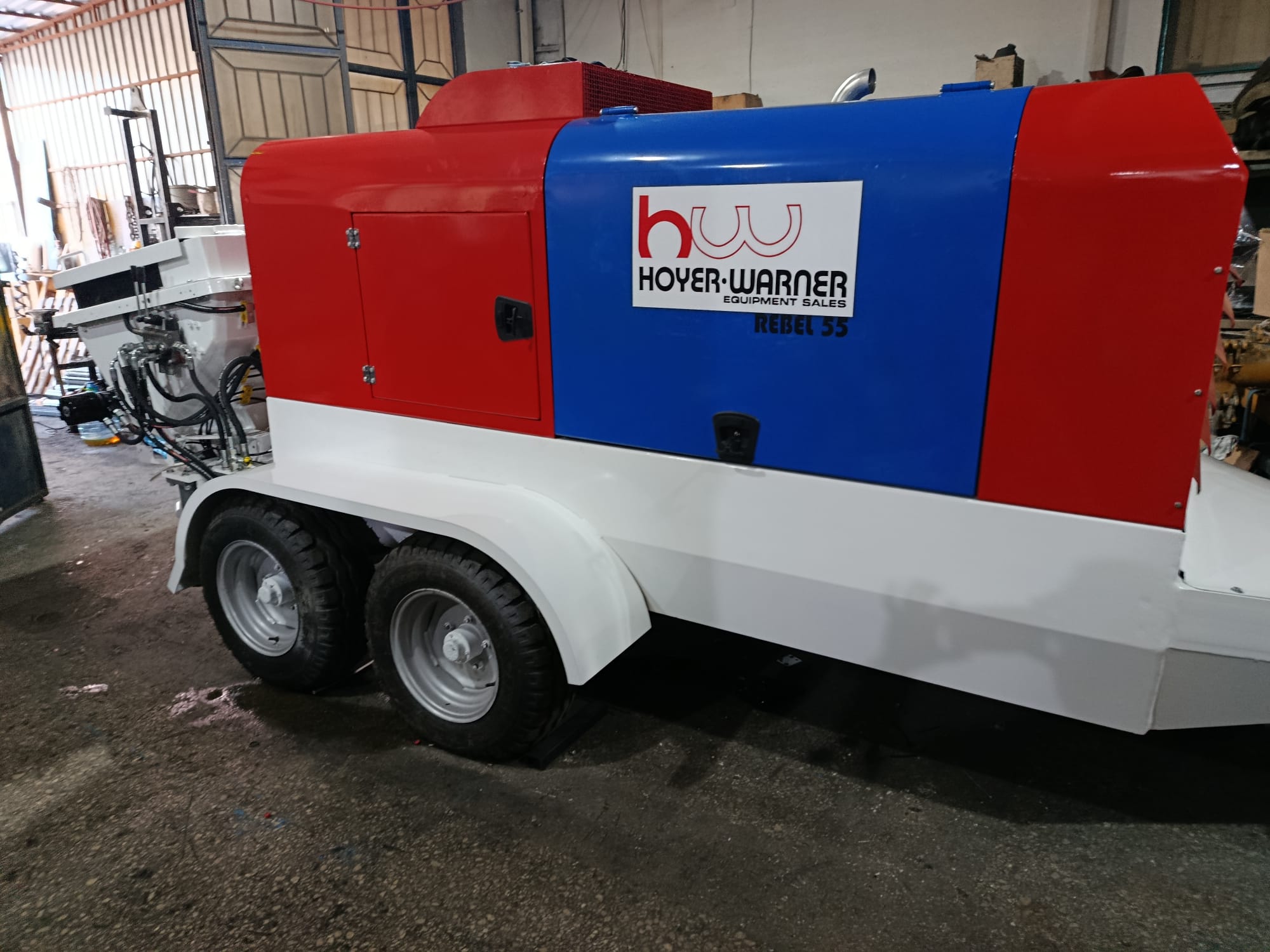 NEW Rebel 55 Heavy-Duty Stationary Concrete Pump – Deutz Powered – Available in USA